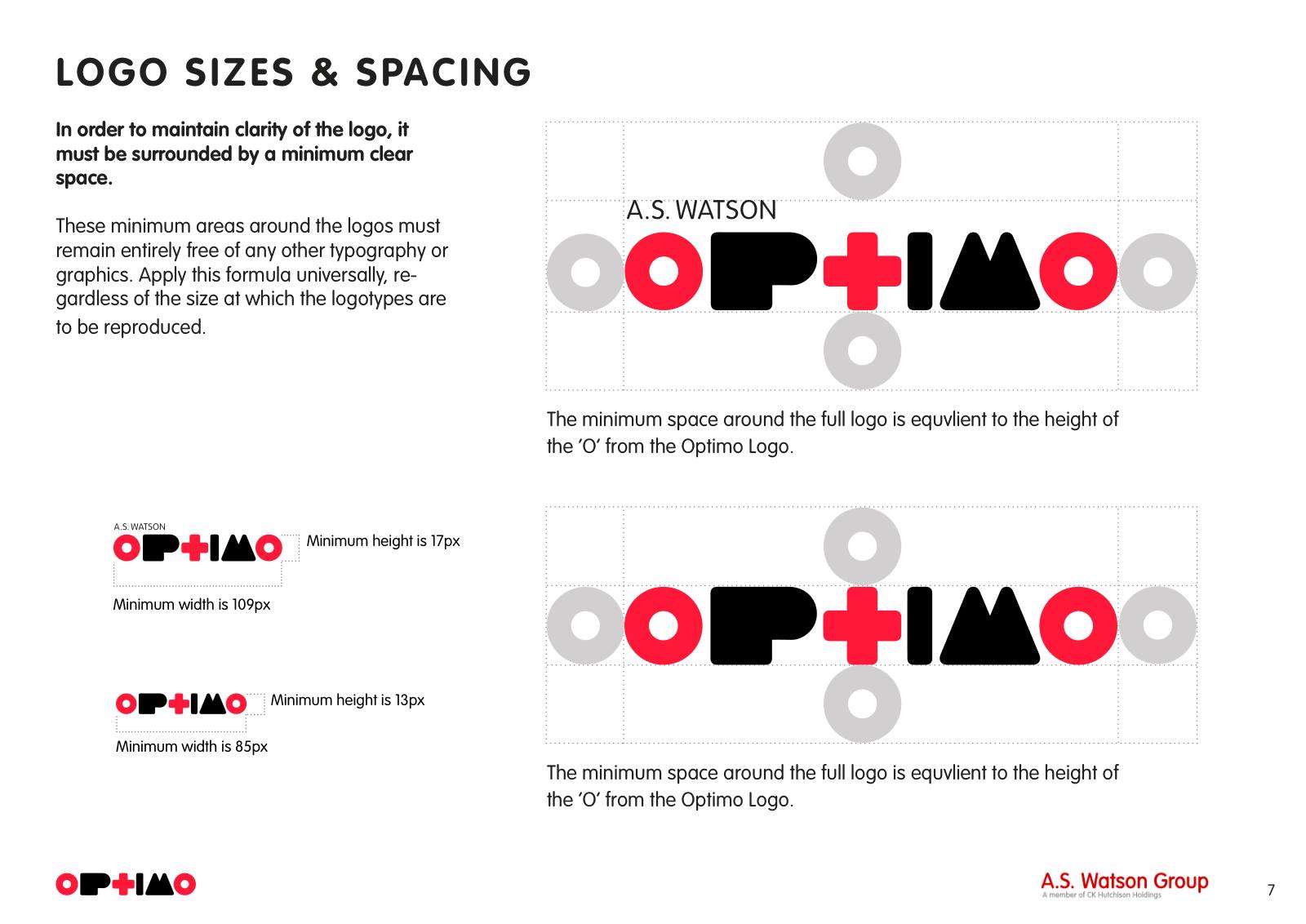 Optimo brand guidelines, page 7