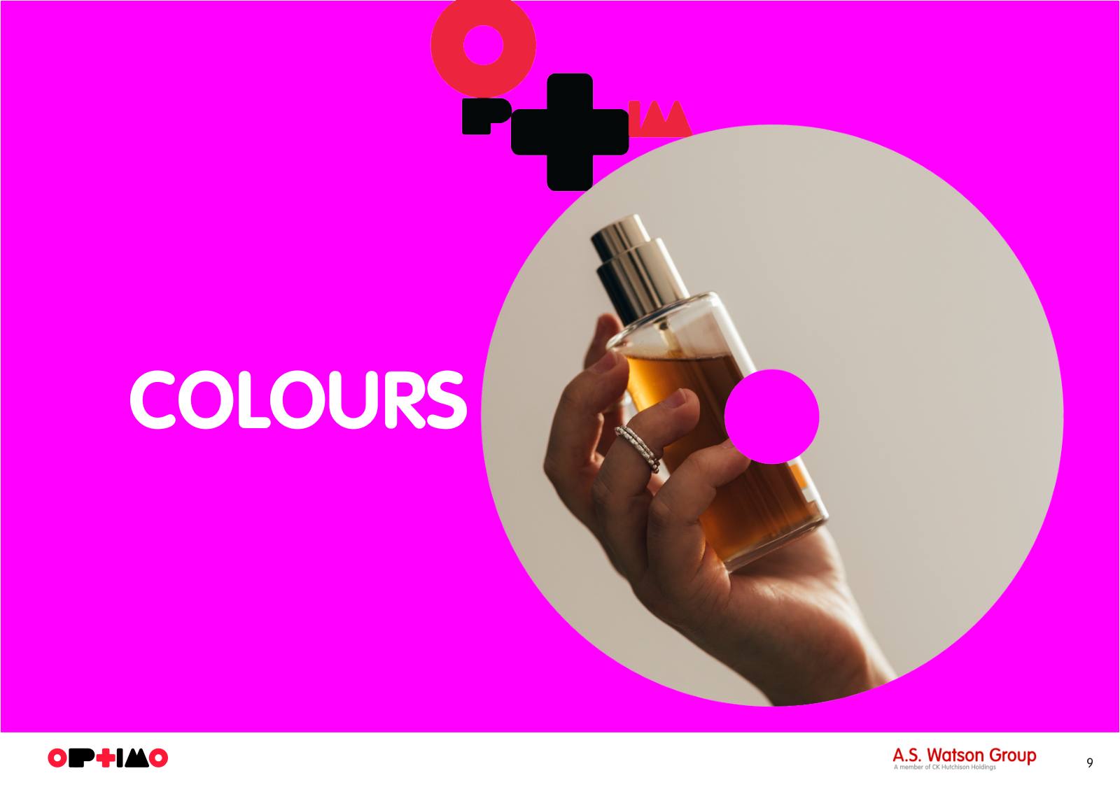 Optimo brand guidelines, page 9